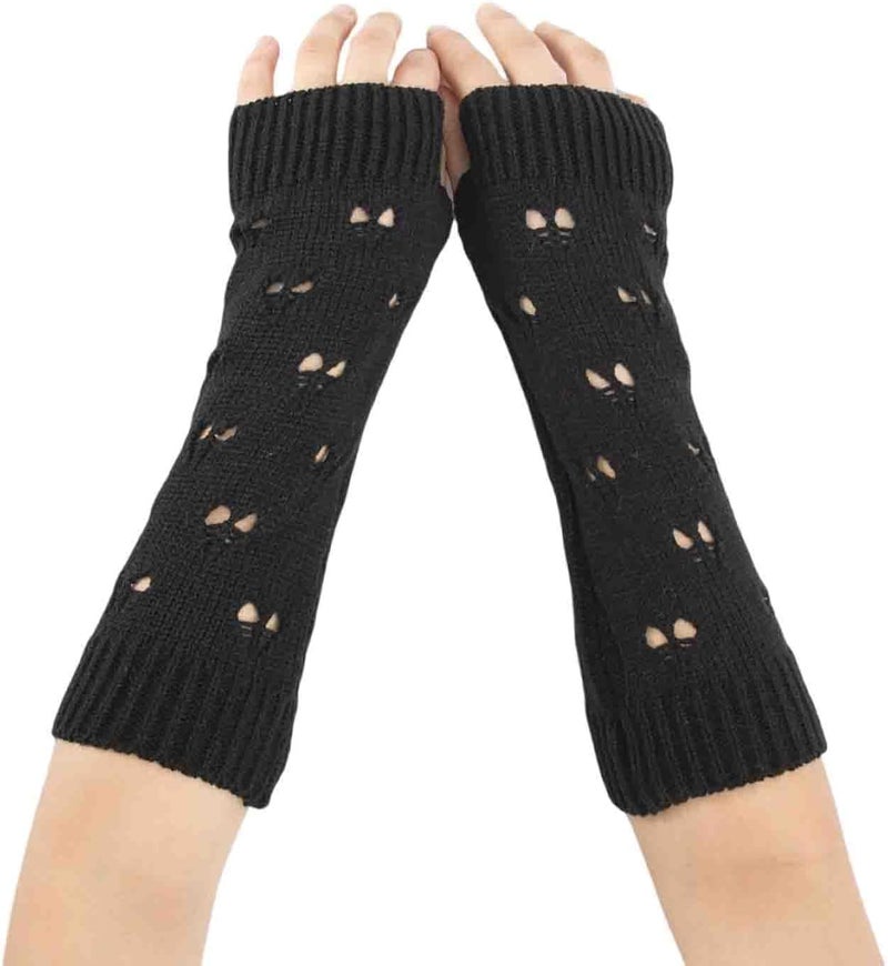 BXCNCKD Grunge Glove Accessories Fairy grunge clothes Crochet aesthetic arm warmer Goblincore accessories - Image 1